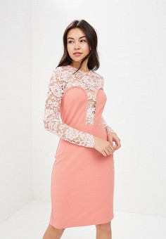 Платье, Tutto Bene, цвет: розовый. Артикул: TU009EWALYY8. Одежда / Tutto Bene