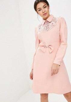 Платье, Tutto Bene, цвет: розовый. Артикул: TU009EWALYZ2. Одежда / Tutto Bene