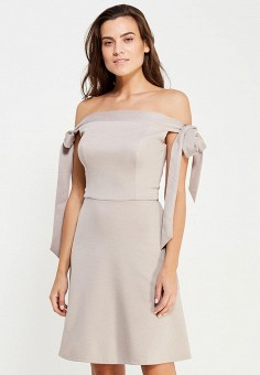 Платье, Tutto Bene, цвет: бежевый. Артикул: TU009EWTLA23. Tutto Bene