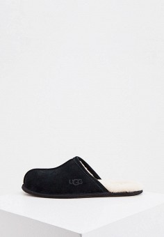 Тапочки, UGG, цвет: черный. Артикул: UG002AMLJMS8. Обувь