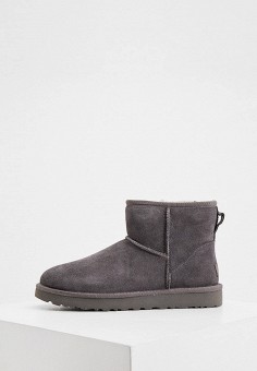 Угги, UGG, цвет: серый. Артикул: UG002AWLFKO4. Обувь / Сапоги / Угги и унты