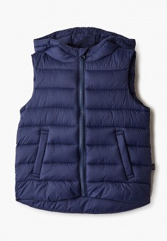 Жилет утепленный, United Colors of Benetton, цвет: синий. Артикул: UN012EBMPRQ3. United Colors of Benetton