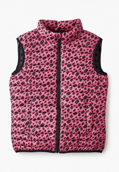 Жилет утепленный, United Colors of Benetton, цвет: розовый. Артикул: UN012EGMHJN3. United Colors of Benetton