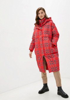 Пуховик, United Colors of Benetton, цвет: красный. Артикул: UN012EWJZDX2. United Colors of Benetton