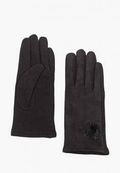 Перчатки, Val Vutti, цвет: черный. Артикул: VA019DWLBCG1. Аксессуары / Перчатки и варежки
