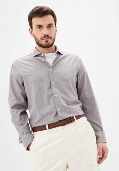 Рубашка, Van Laack, цвет: серый. Артикул: VA042EMMGPP6. Premium / Одежда