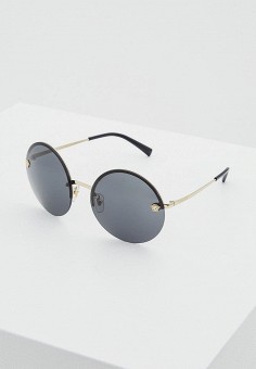 Очки солнцезащитные, Versace, цвет: черный. Артикул: VE110DWSSX32. Premium