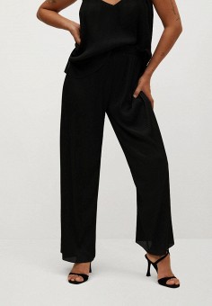 Брюки, Violeta by Mango, цвет: черный. Артикул: VI005EWKYOE4. Violeta by Mango