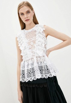 Блуза, Vivetta, цвет: белый. Артикул: VI077EWHURO2. Одежда / Блузы и рубашки / Блузы / Vivetta