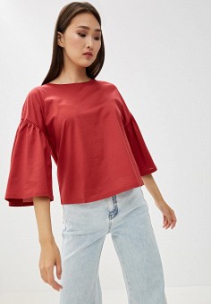 Блуза, Weekend Max Mara, цвет: красный. Артикул: WE017EWGKOO8. 