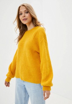 Пуловер, Y.A.S, цвет: желтый. Артикул: YA806EWJPDY4. Одежда / Y.A.S