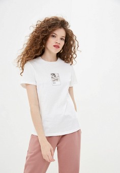 Футболка, Zarina, цвет: белый. Артикул: ZA004EWLFVR6. Zarina