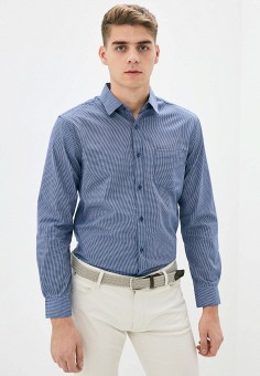 Рубашка, Zolla, цвет: синий. Артикул: ZO011EMKEIQ7. Одежда / Рубашки