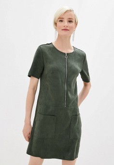 Платье, Zolla, цвет: зеленый. Артикул: ZO011EWKELH0. Zolla