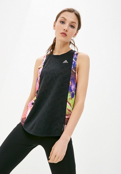Adidas floral hotsell tank top