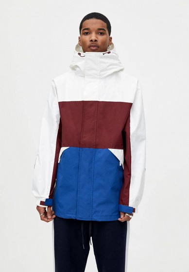 Куртка утепленная, Pull&Bear, цвет: мультиколор. Артикул: IX001XM001IL. Одежда / Верхняя одежда / Пуховики и зимние куртки
