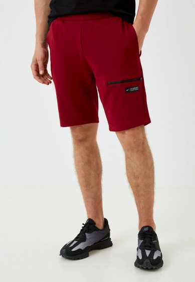 Бордовые мужские шорты — купить в интернет-магазине Ламода