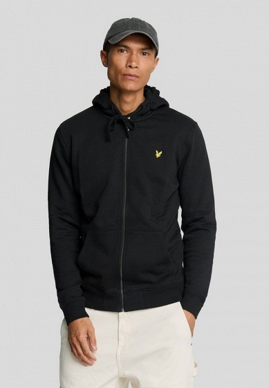 Lyle and scott micro zip hoodie sale