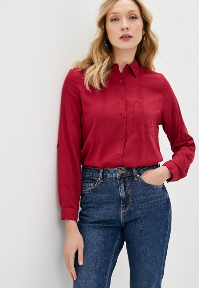 Бордовые женские блузки — купить в интернет-магазине Ламода
