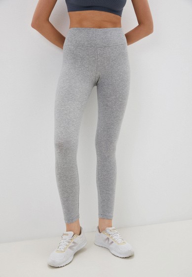 ASOS High Waisted Leggings In Charcoal Marl