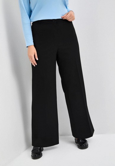 Женские широкие брюки (клеш) больших размеров Delori — купить винтернет-магазине Ламода