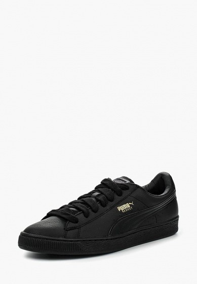 puma basket classic black leather