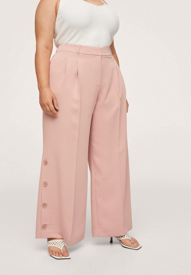 Женские широкие брюки (клеш) больших размеров Violeta by Mango — купить винтернет-магазине Ламода