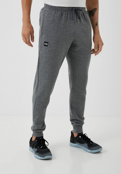 Брюки спортивные Under Armour UA Rival Fleece Pants, цвет: серый,  UN001EMKJQX6 — купить в интернет-магазине Lamoda