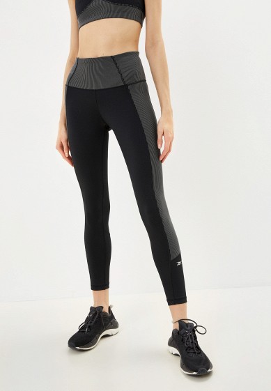 Тайтсы Reebok LUX HIGH WAISTED THERMOWARM + GRAPHENE LEGGING, цвет: черный,  RTLADA758101 — купить в интернет-магазине Lamoda