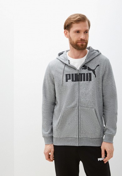 Gray puma hoodie cheap