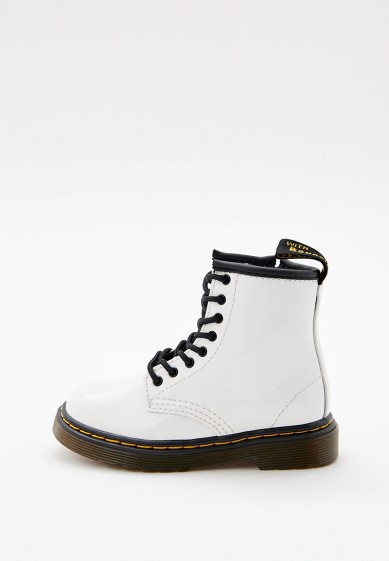 Dr. Martens 1460 T White Patent Lamper RTLACX622502 Lamoda