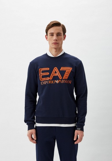 Ea7 sweatshirt sales navy
