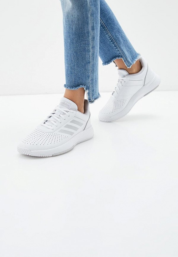 Кроссовки adidas COURTSMASH, цвет: белый, AD002AWEEGK4 — купить в  интернет-магазине Lamoda