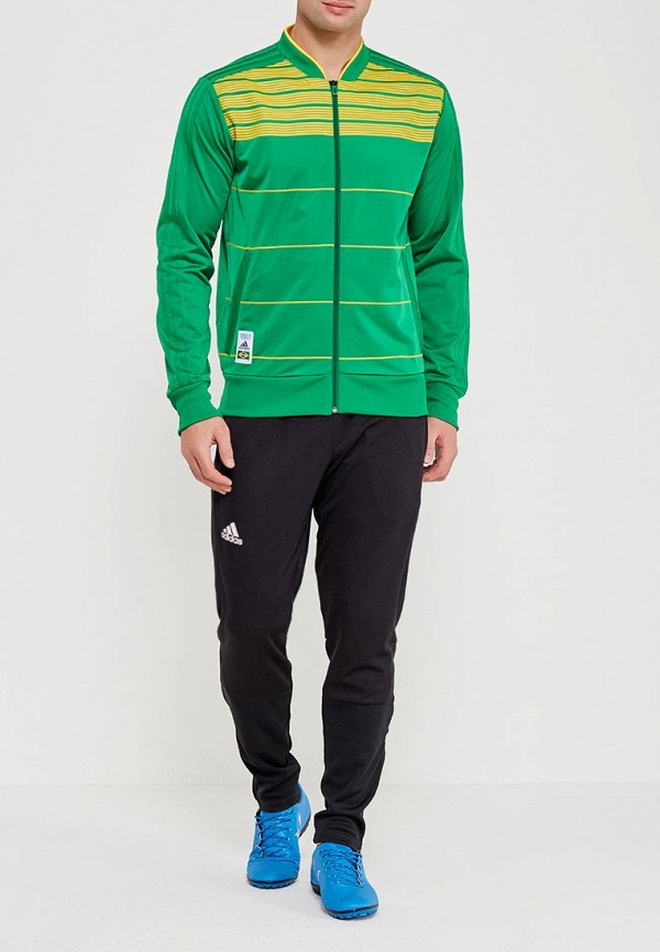 Spædbarn dele Reaktor Олимпийка adidas BRAZIL CI TT, цвет: зеленый, AD002EMALTF5 — купить в  интернет-магазине Lamoda
