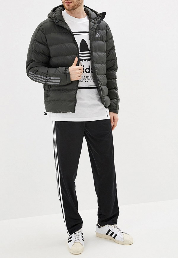 Куртка утепленная adidas ITAVIC 3S 2.0 J, цвет: хаки, AD002EMFKRR4 — купить  в интернет-магазине Lamoda