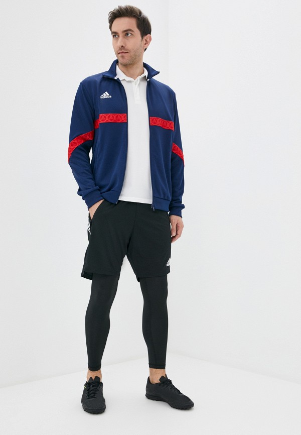Олимпийка adidas TAN CLUB H JKT, цвет: синий, AD002EMHLNJ8 — купить в  интернет-магазине Lamoda