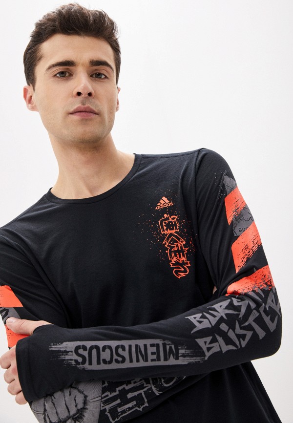 adidas Лонгслив спортивный - FAST GFX LS Tee - фото 4
