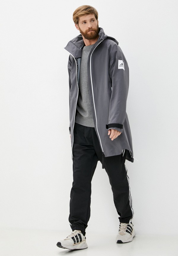 Парка adidas MYSHELTER PARKA, цвет: серый, AD002EMJMNP3 — купить в  интернет-магазине Lamoda