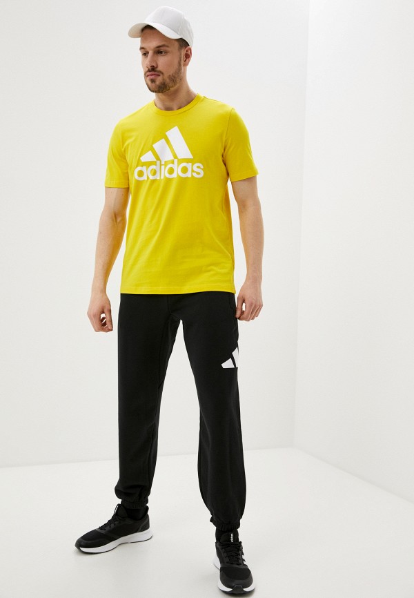 Футболка adidas M BL SJ T, цвет: желтый, AD002EMLUGA7 — купить в  интернет-магазине Lamoda