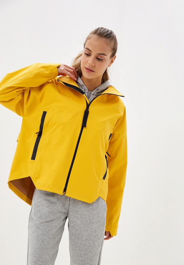 Куртка adidas W MYSHELTER JKT, цвет: желтый, AD002EWFKAD3 — купить
