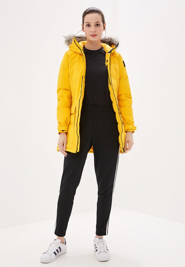 Куртка утепленная adidas W XPLORIC Parka, цвет: желтый