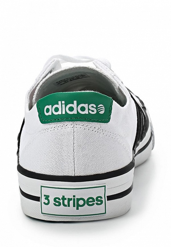 Кеды adidas VLNEO 3 STRIPES LO, цвет: белый, AD003AMBKA76 — купить в  интернет-магазине Lamoda