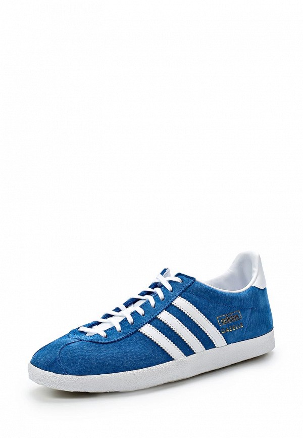 Кеды adidas Originals GAZELLE OG, цвет: синий, AD093AMBJU36 — купить в  интернет-магазине Lamoda