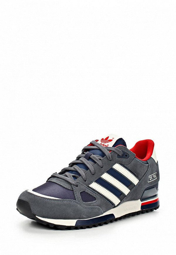 Кроссовки adidas Originals ZX 750, цвет: серый, AD093AUBPV61 — купить в  интернет-магазине Lamoda