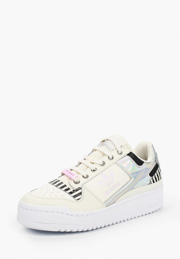 tênis flatform adidas originals forum bold w bege
