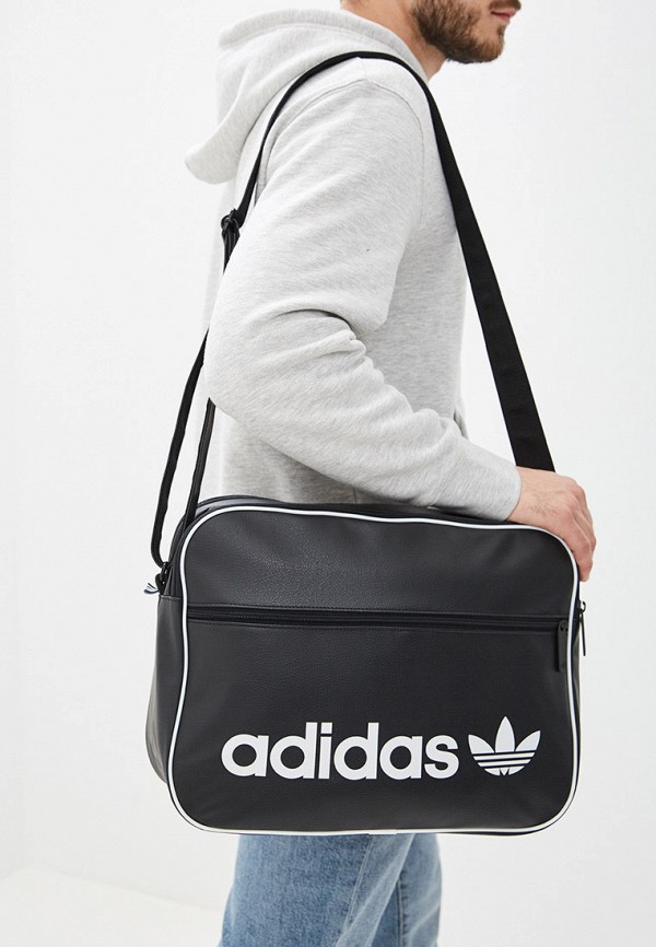 Сумка adidas Originals AIRLINER VINT, цвет: черный, AD093BUFJWI6 — купить в  интернет-магазине Lamoda