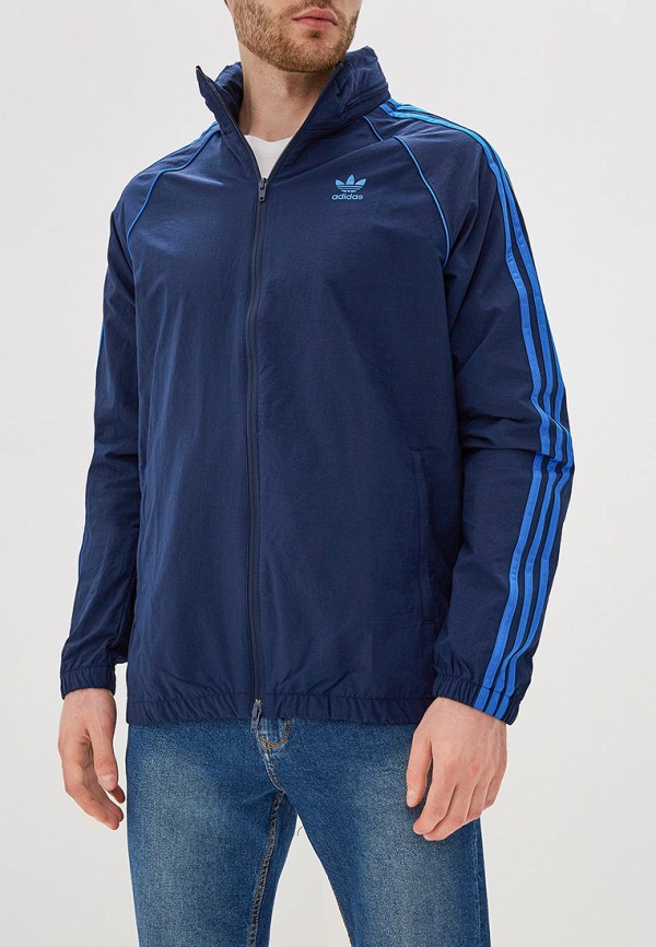Ветровка adidas Originals BLC SST WB, цвет: синий, AD093EMFKPH5 — купить в  интернет-магазине Lamoda