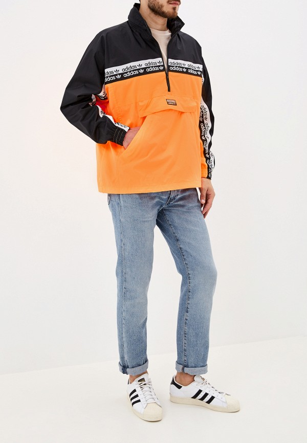 Ветровка adidas Originals VOCAL NEON TT, цвет: оранжевый, AD093EMFKPK4 —  купить в интернет-магазине Lamoda