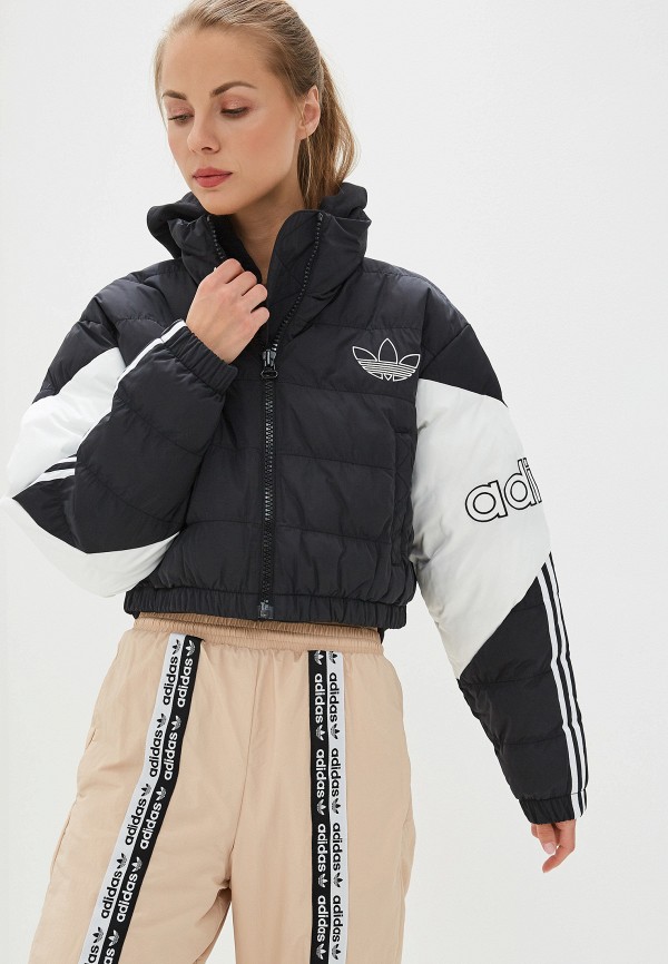 adidas cropped puffer