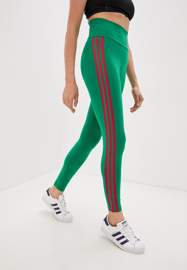 Adidas green leggings hotsell